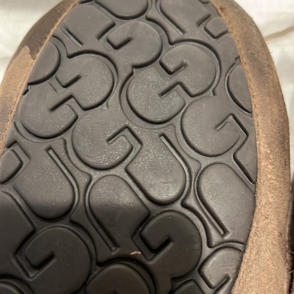 Ugg Mens slip on loafers brown and tan herringbone size 10 - Picture 6 of 11